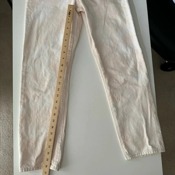 Rare Levi’s WEDGIE STRAIGHT FIT WOMEN'S In the Peach 🍑 Jeans Women’s size 27 - Picture 15 of 16